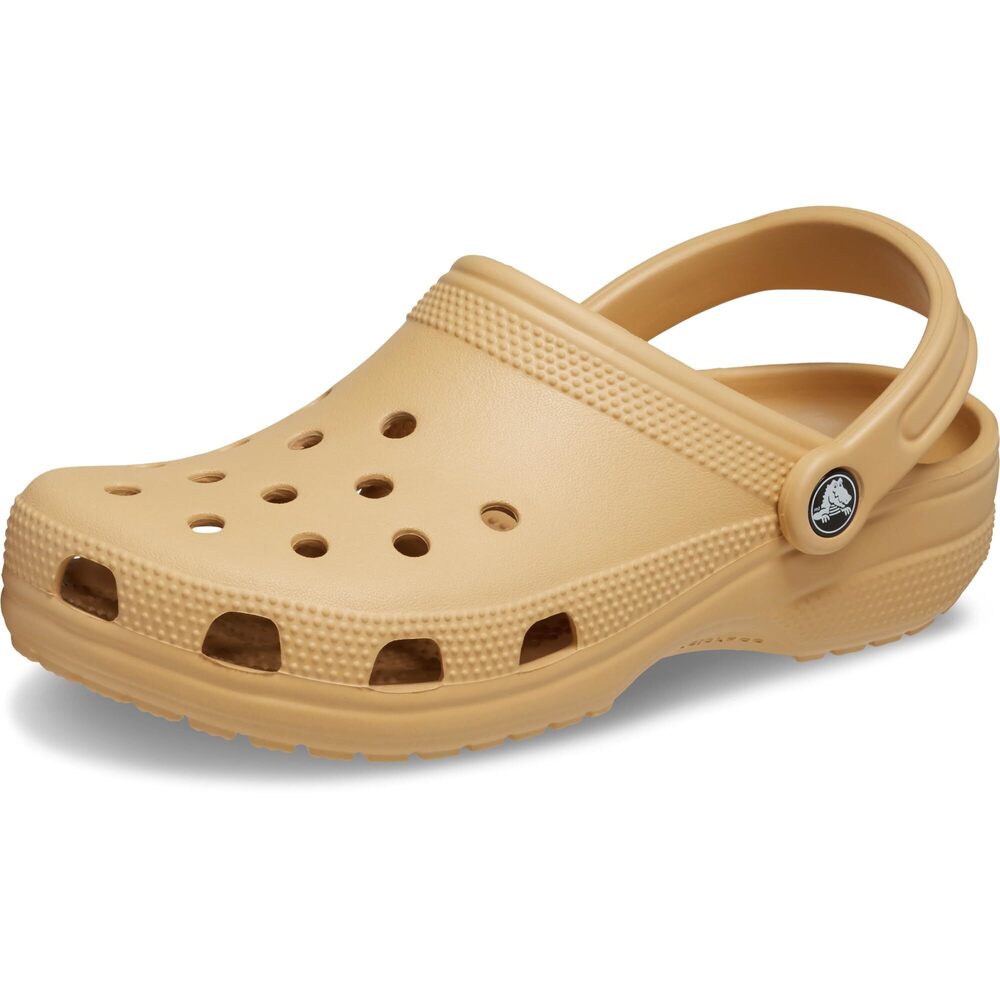 Crocs Unisex-Adult Classic Clog, Wheat, 14 W/12 M